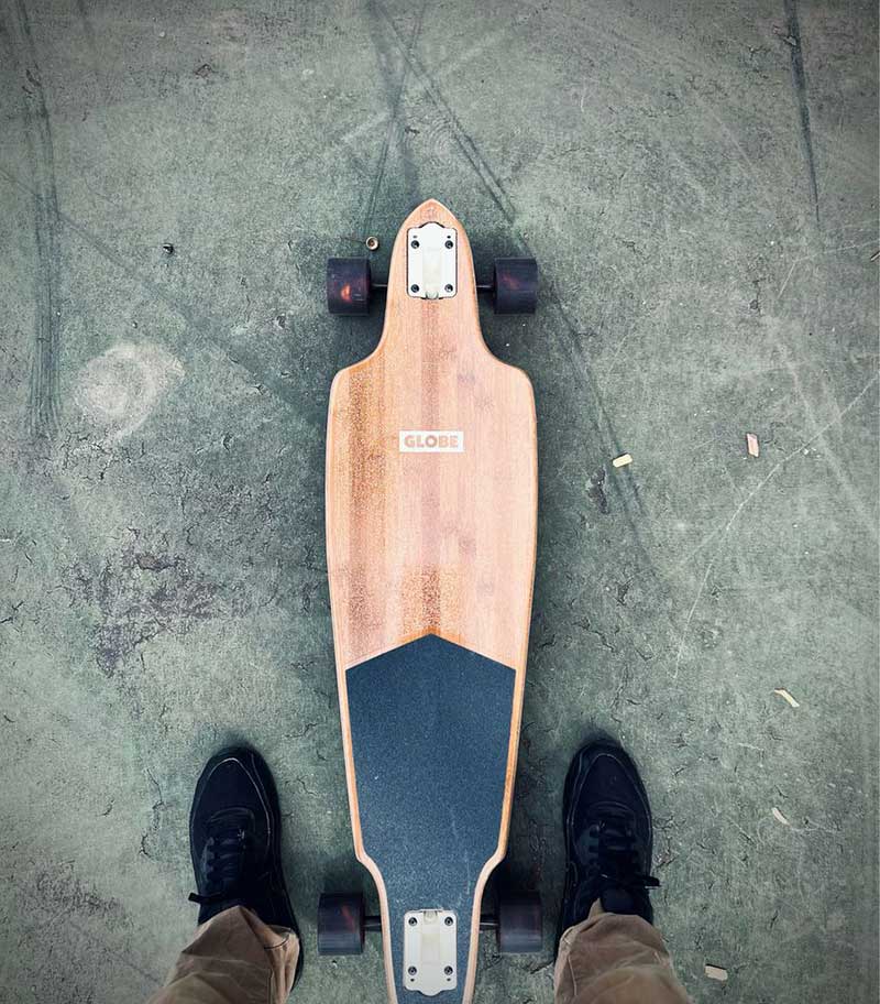 Photo du moment, un skateboard